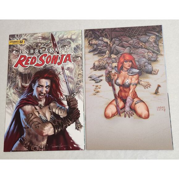 Dynamite Comics Red Sonia Featuring Vampirella Lot Of 5 NM - Picture 2 of 8